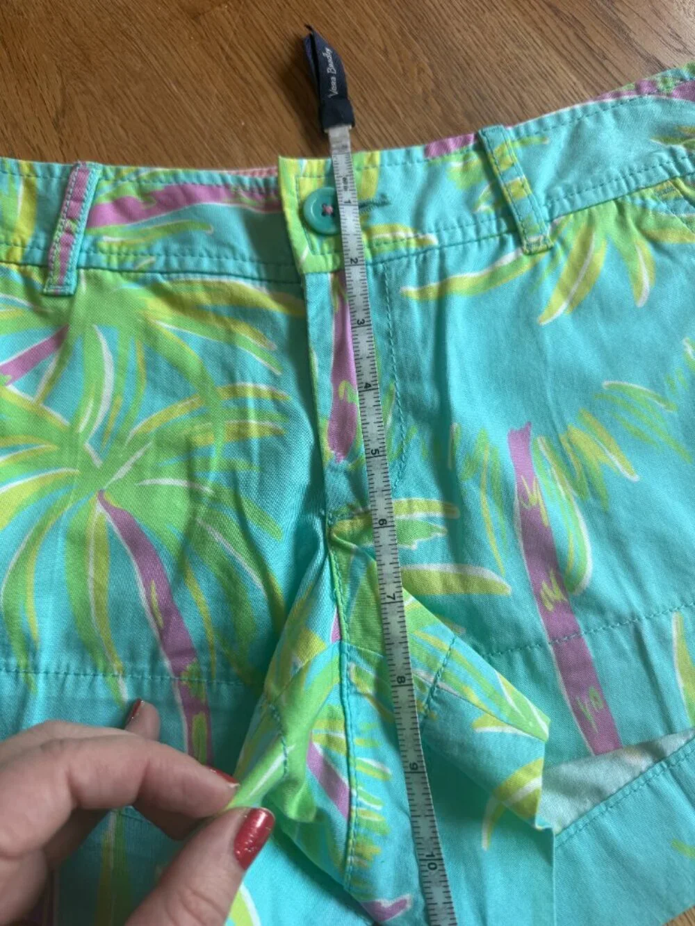 Lilly Pulitzer Walsh Shorts Palm Tree Pattern Size 2
